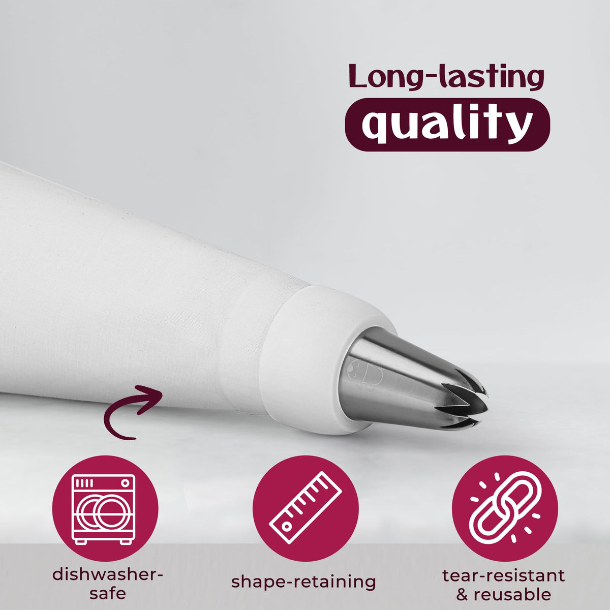 Happy Lemuro cleaning brush makes tip maintenance fast and thorough.