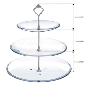 Happy Will crown-design hardware adds an elegant touch to your tiered serving setup.