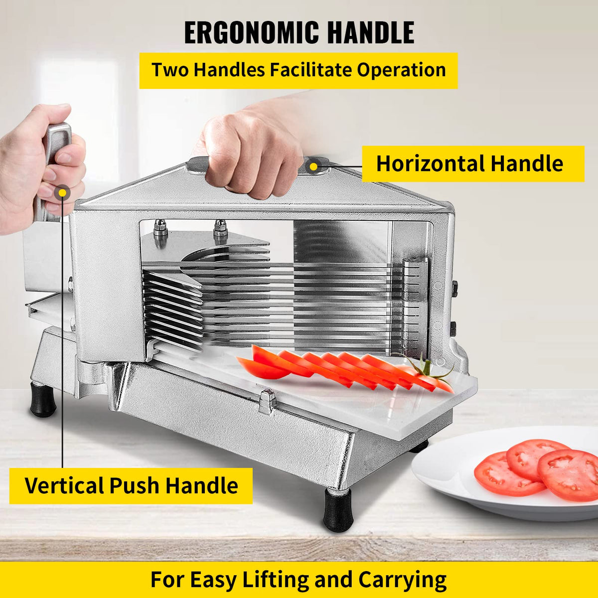 Happybuy VEVOR ergonomic dual-handle design reduces effort