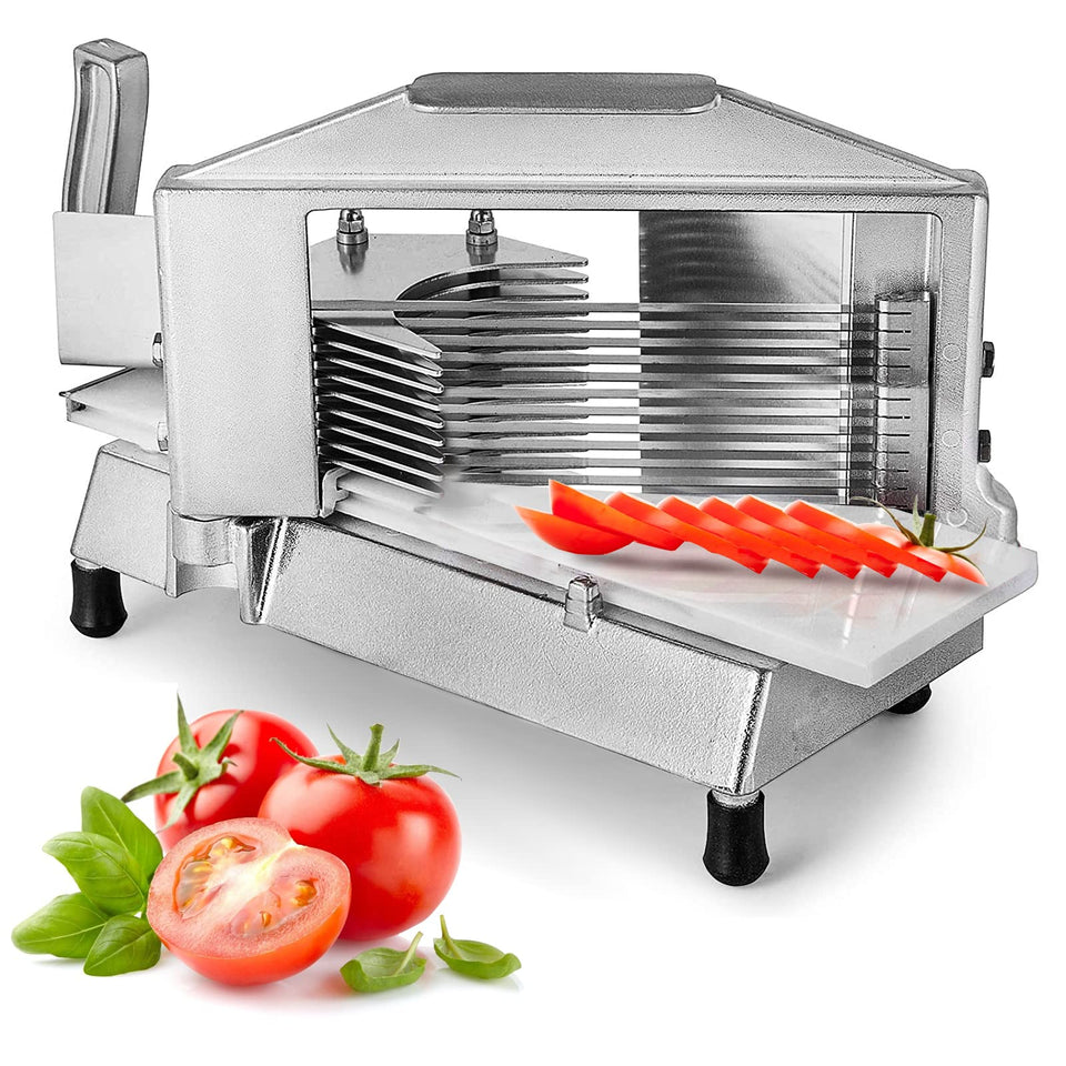 Happybuy VEVOR tomato slicer front view speeds prep with even slices