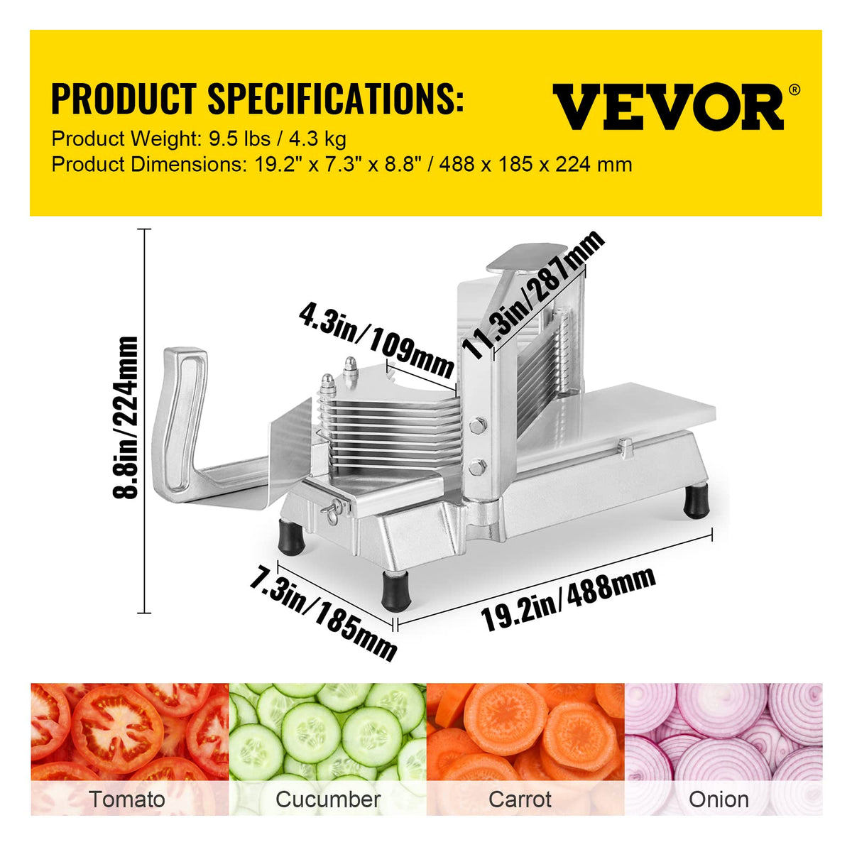 Happybuy VEVOR slice variety of vegetables and fruits