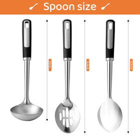 HAPPY KIT large serving spoon ready for buffet or family meals