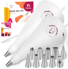 Happy Lemuro cake decorating kit packaging shows a complete reusable set perfect for gifting