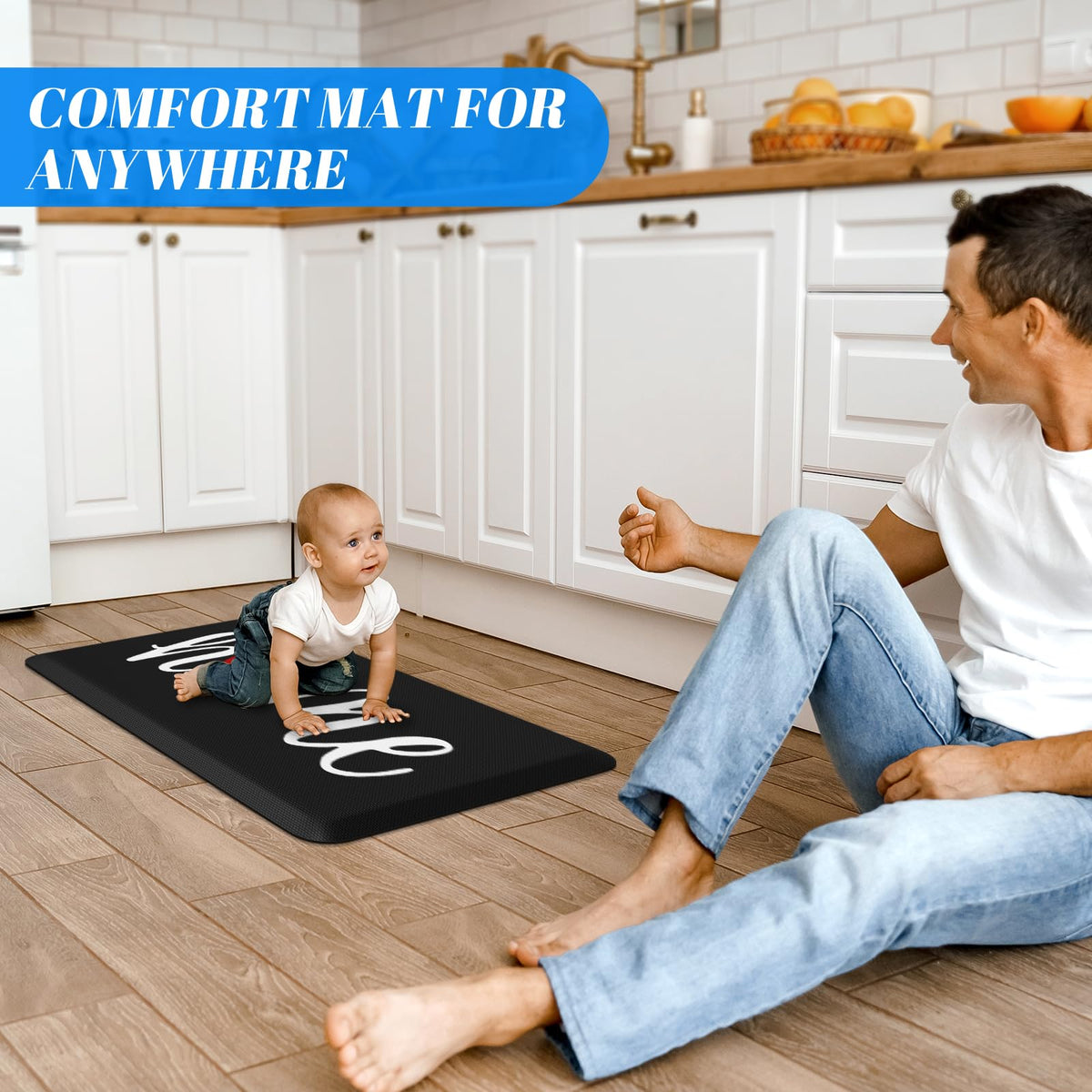 HappyTrends ergonomic support cushions feet and back during prep
