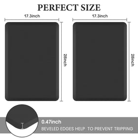 HappyTrends kitchen mat non-slip beveled edge provides safer use on smooth floors