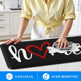 HappyTrends stain-resistant surface cleans quickly after meals