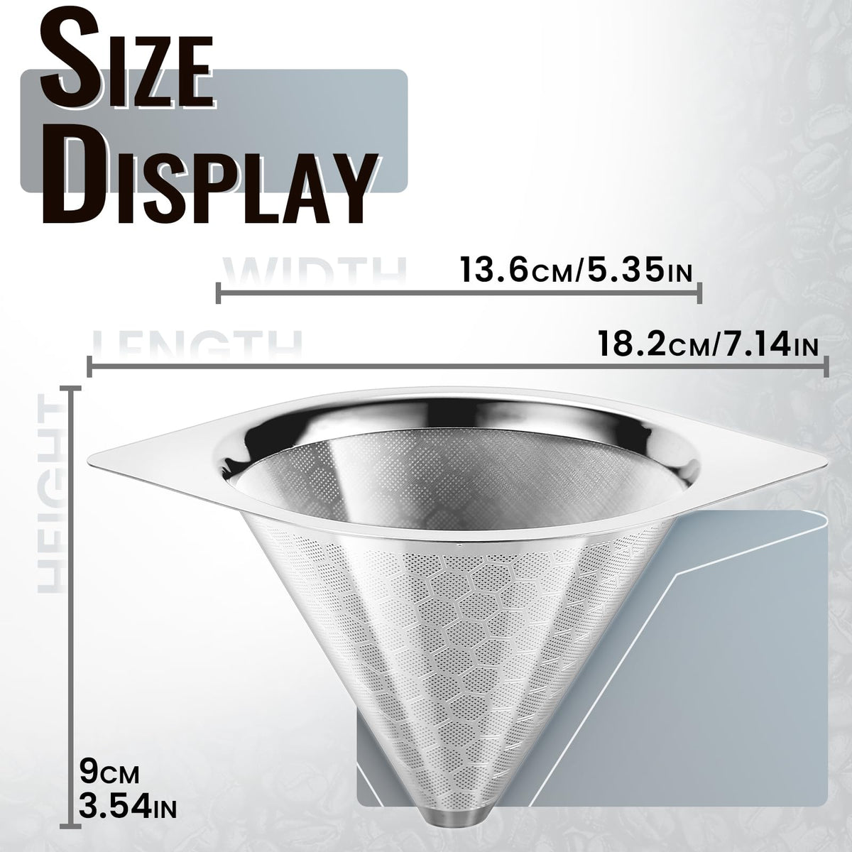 HAPYHOOM compatible with Bodum and Hario V60 pour-over setups