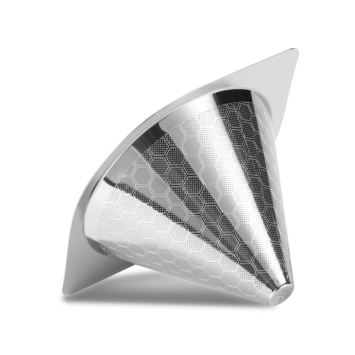 HAPYHOOM cone mesh coffee filter for cleaner tasting brew