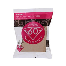 HARIO 01 filters in use with a V60 pour-over for a crisp 1-2 cup brew