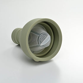 HARIO bottle spout with silicone stopper for mess-free pouring and resealing