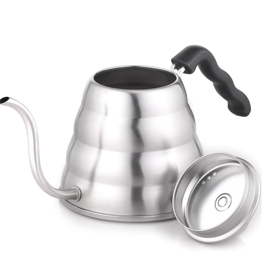 Hario Buono kettle's gooseneck design enables controlled pouring
