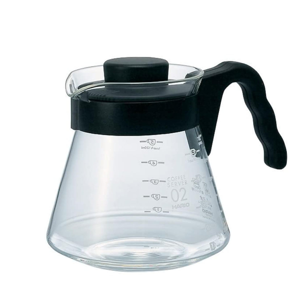 HARIO coffee server open handle 700ml — easy pouring for daily use