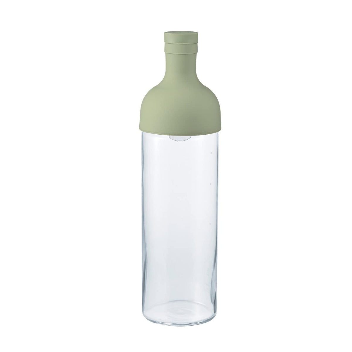 HARIO cold brew bottle with smoky green glass, 750ml capacity for easy beverage infusion