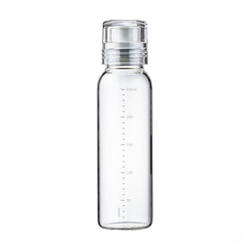 Hario dressing bottle 250ml pale grey with clear glass for homemade dressings