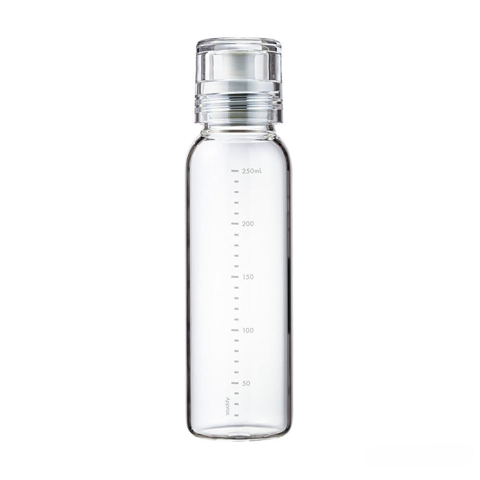 Hario dressing bottle 250ml pale grey with clear glass for homemade dressings