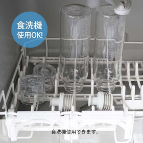 Hario clear design complements kitchen decor and monitoring contents