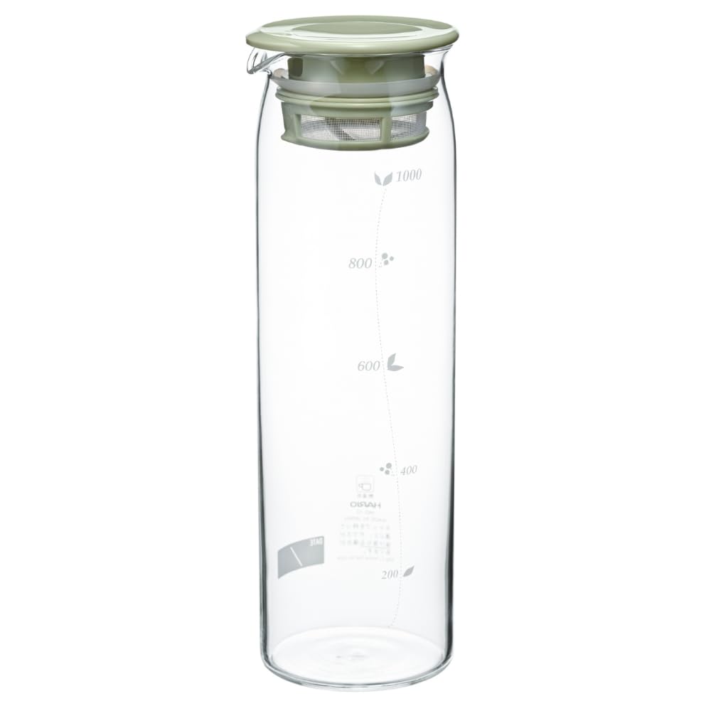Hario Mizudashi bottle with filter mesh for clean cold brew tea
