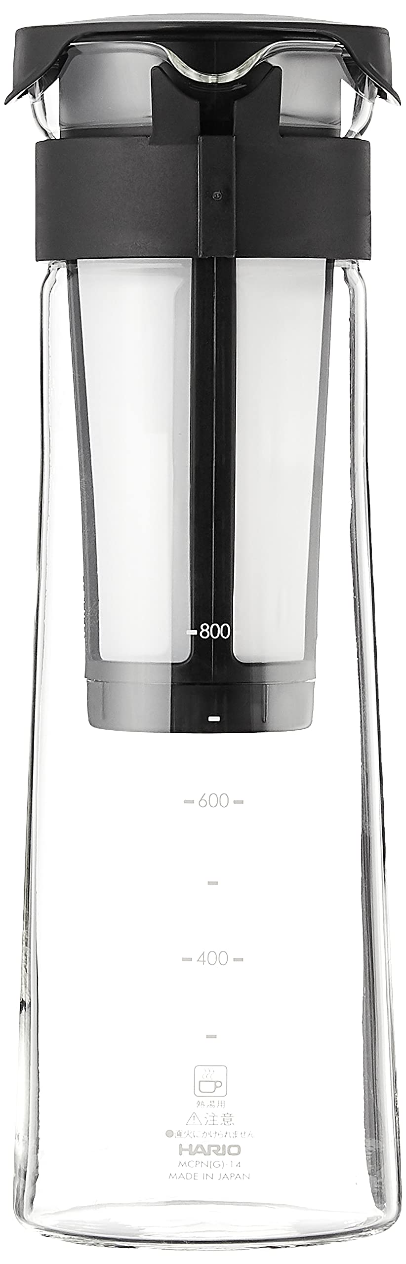 Hario Mizudashi removable filter enables easy cleanup and reusable brewing