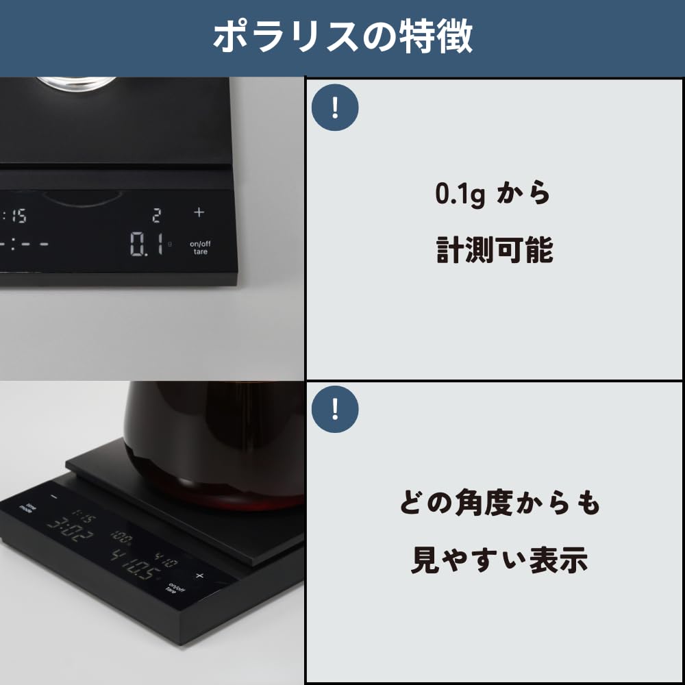 Hario Polaris North Star percentage display guides accurate pours