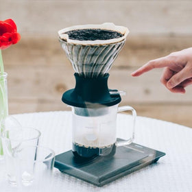 Hario V60 filters with Switch Dripper support consistent extraction.