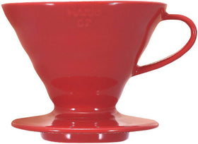 Hario V60 ceramic coffee dripper size-02 red – even extraction potential.