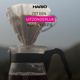 Hario V60 100-count filter box ready for daily use
