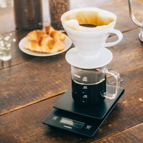 Hario V60 Drip Scale with water-resistance designed for daily use