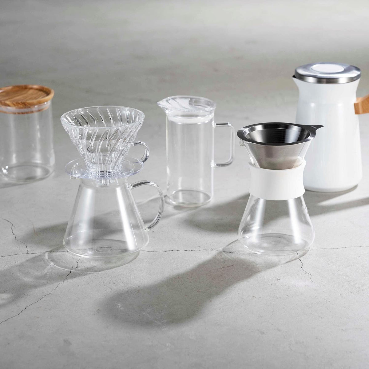 Hario V60 paper filters pack for consistent pour-over results.