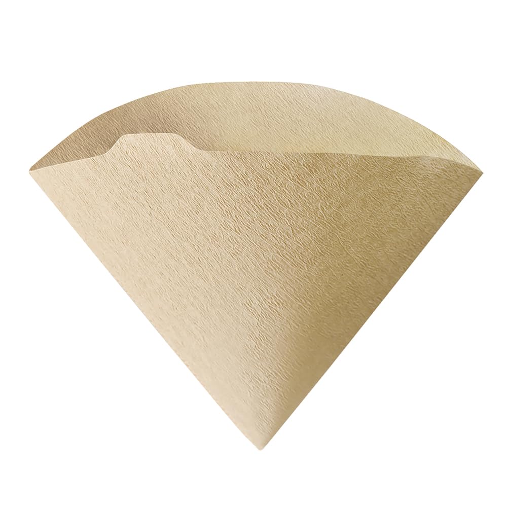 Packaging label shows HARIO V60 Size 01 natural filters 100-count.