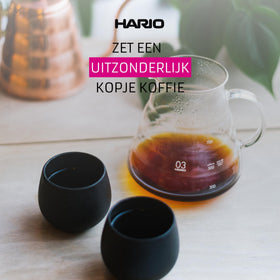 Hario V60 glass range coffee server 600ml, great for sharing multiple cups.