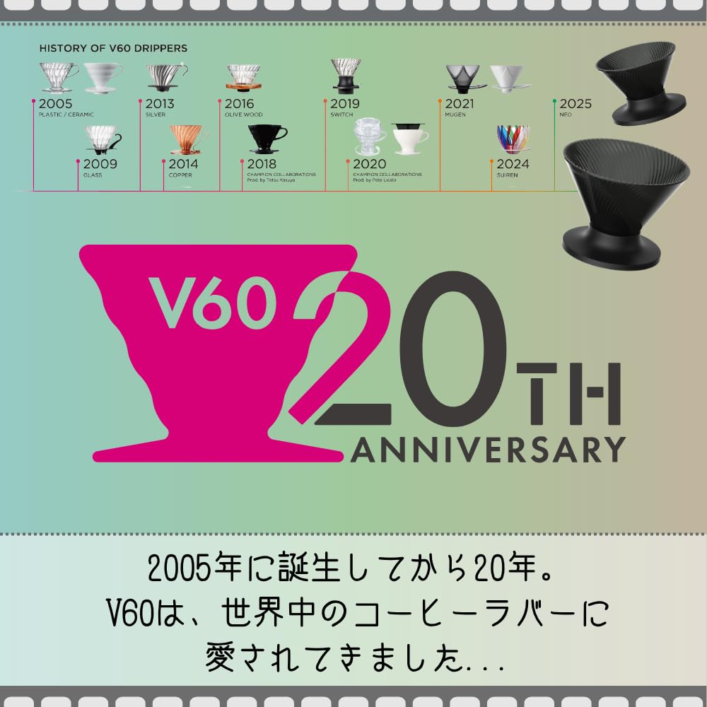 Hario V60 NEO made in Japan highlighting premium craftsmanship.