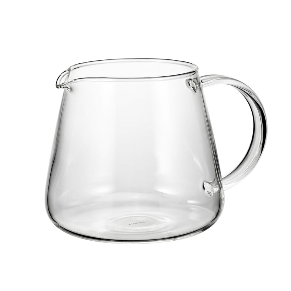Hario VBS-60 Barista Server clear glass shows liquid color for precise pours