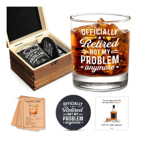 Harmora retirement whiskey glass 11oz for smooth toasts and premium sipping