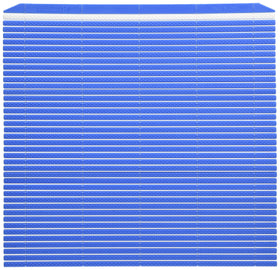 Hasegawa blue sushi cooking mat, durable surface for home sushi making.