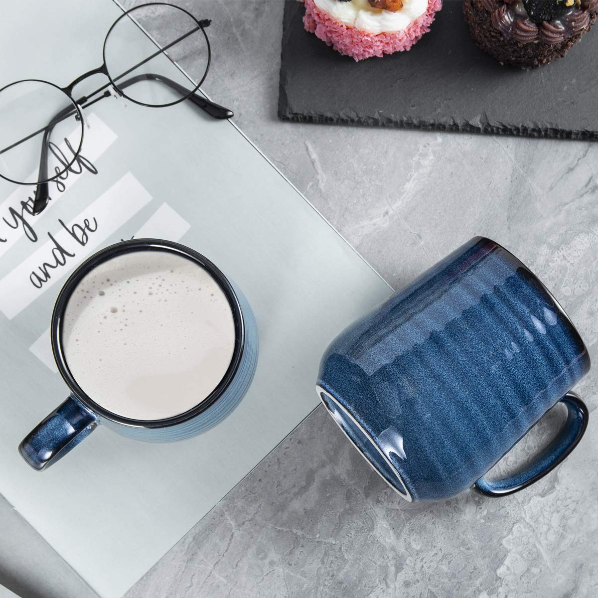 Hasense coffee mugs ready for morning coffee at home