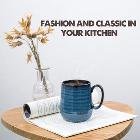 Hasense mugs in an office setting ready for hot drinks