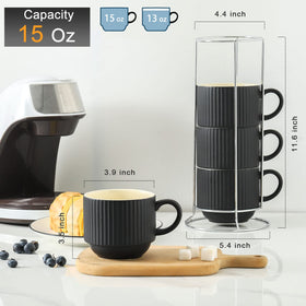 HASENSE microwave-safe ceramic mug practical and easy to reheat drinks