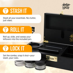 HASHSTASH The OG Storage Box organizing tray keeps items separated and reachable.