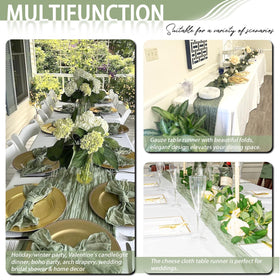 HASJOIN 8-pack table runners provide flexible decor options.