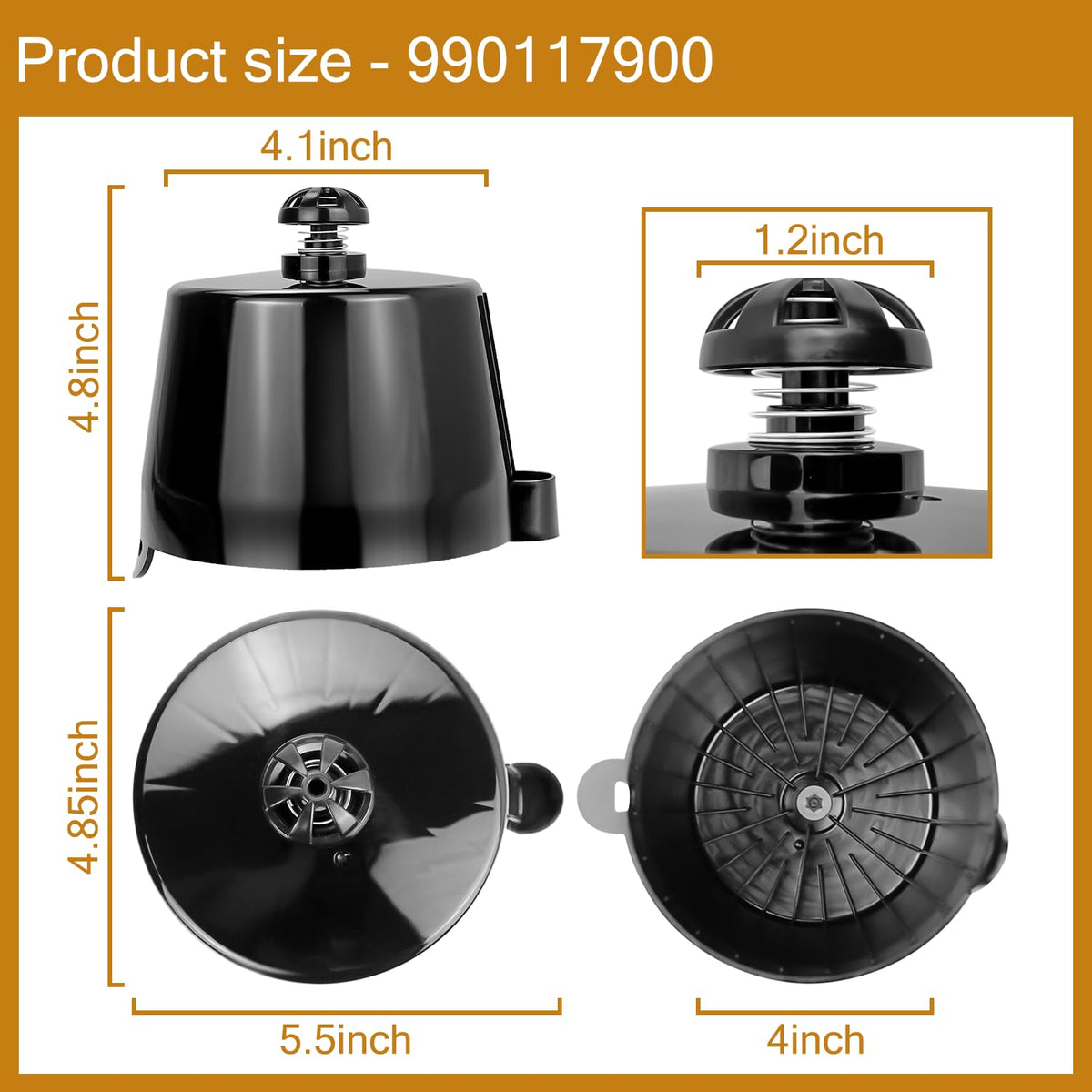 HASMX 49983 brew basket replacement ensures proper fit and consistent brew results