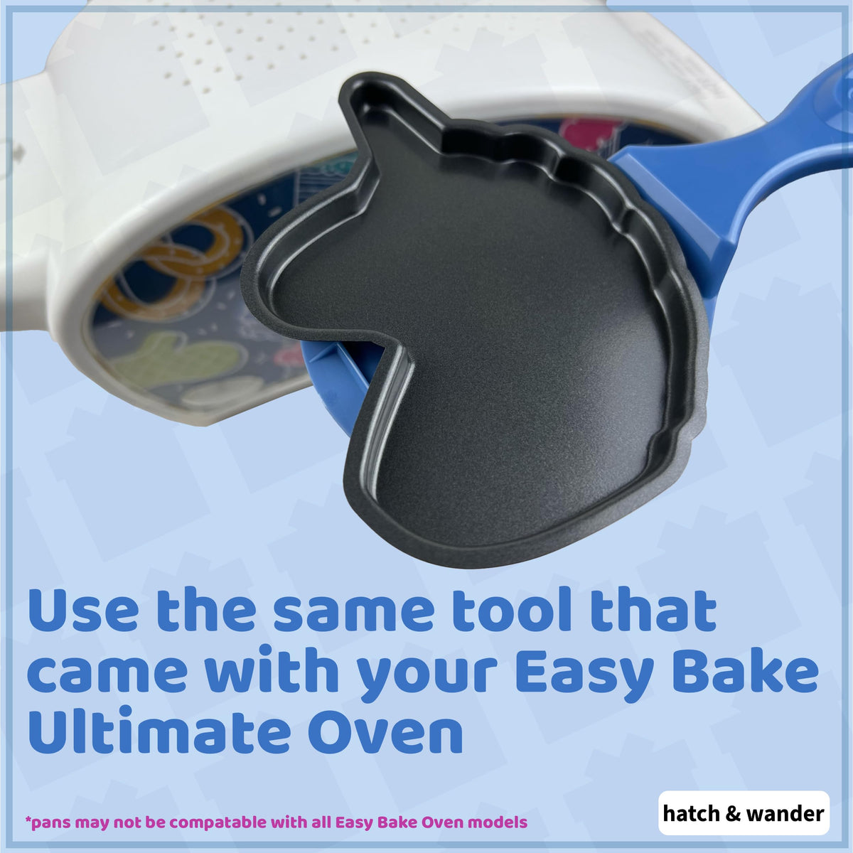 Hatch & Wander heart pan for Easy Bake Oven inspires cute, shareable snacks.