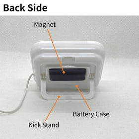 HATUSOKU compact body houses the sensor with a long cord for versatile placement.