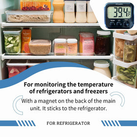 HATUSOKU thermometer magnet back for easy fridge placement