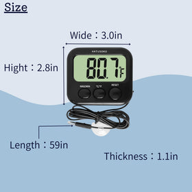 HATUSOKU thermometer suction cup for secure mounting on smooth surfaces