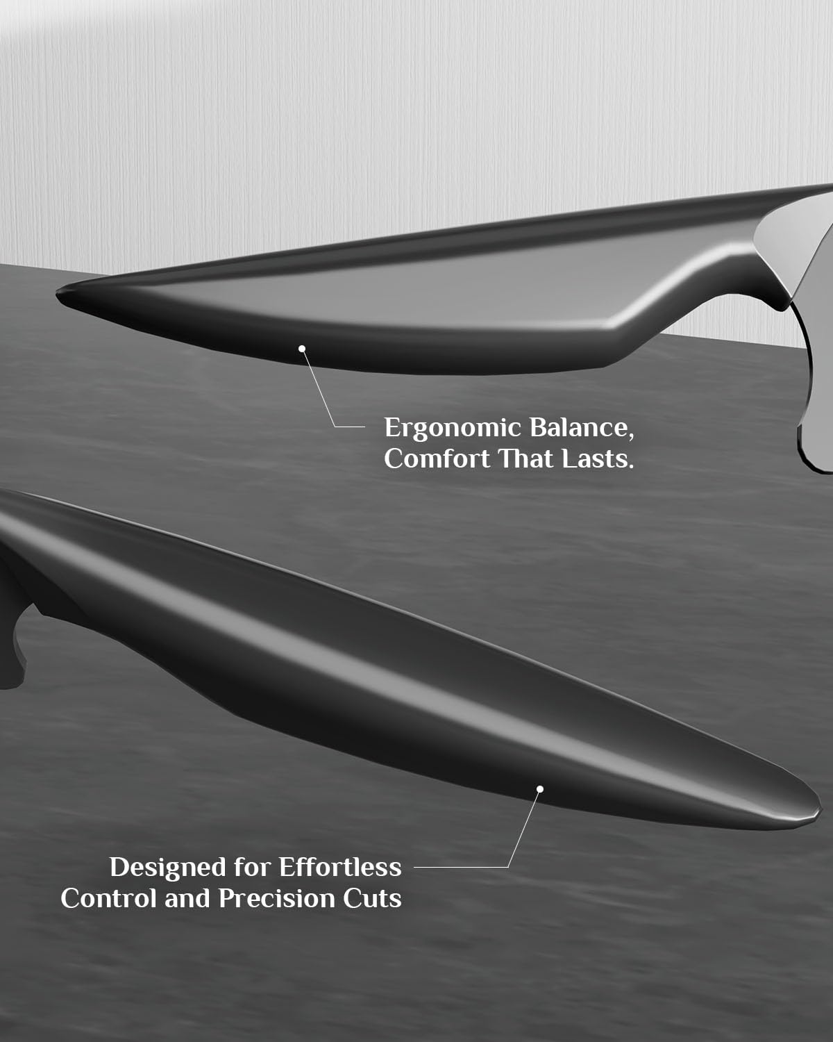 Haugo knives endure 1,000 hours of use with minimal sharpness loss