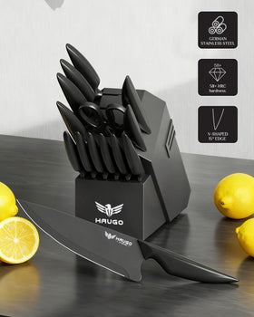 Haugo ergonomic handle design reduces wrist fatigue during prep