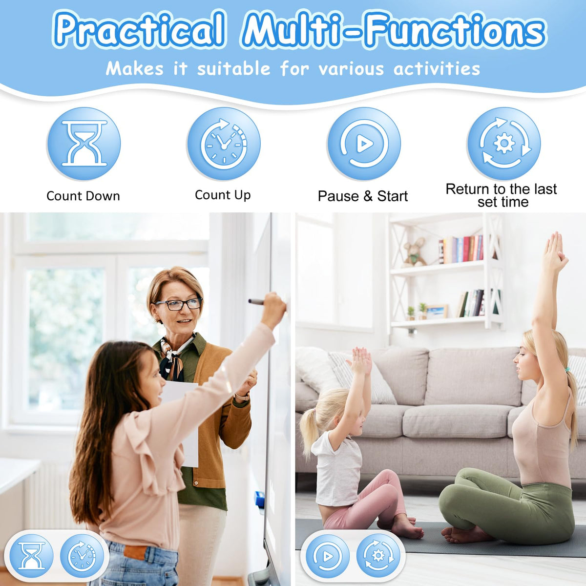 HAUKINIX timer designed for kids and focus-friendly routines