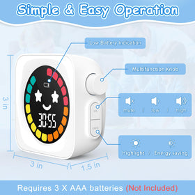 HAUKINIX Visual Timer knob control enables easy count up and down.