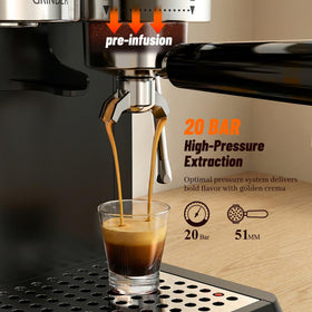 Cold Brew and iced coffee mode for refreshing beverages