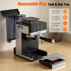 Easy-clean components simplify daily maintenance